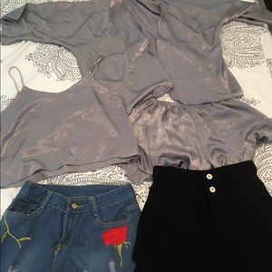 NEW 3pcs pajamas sets and 2 shorts moving sale